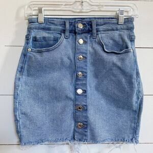 Guess‎ Joanna’s MR Mini Skirt in Indigo Acid Skirt SZ S